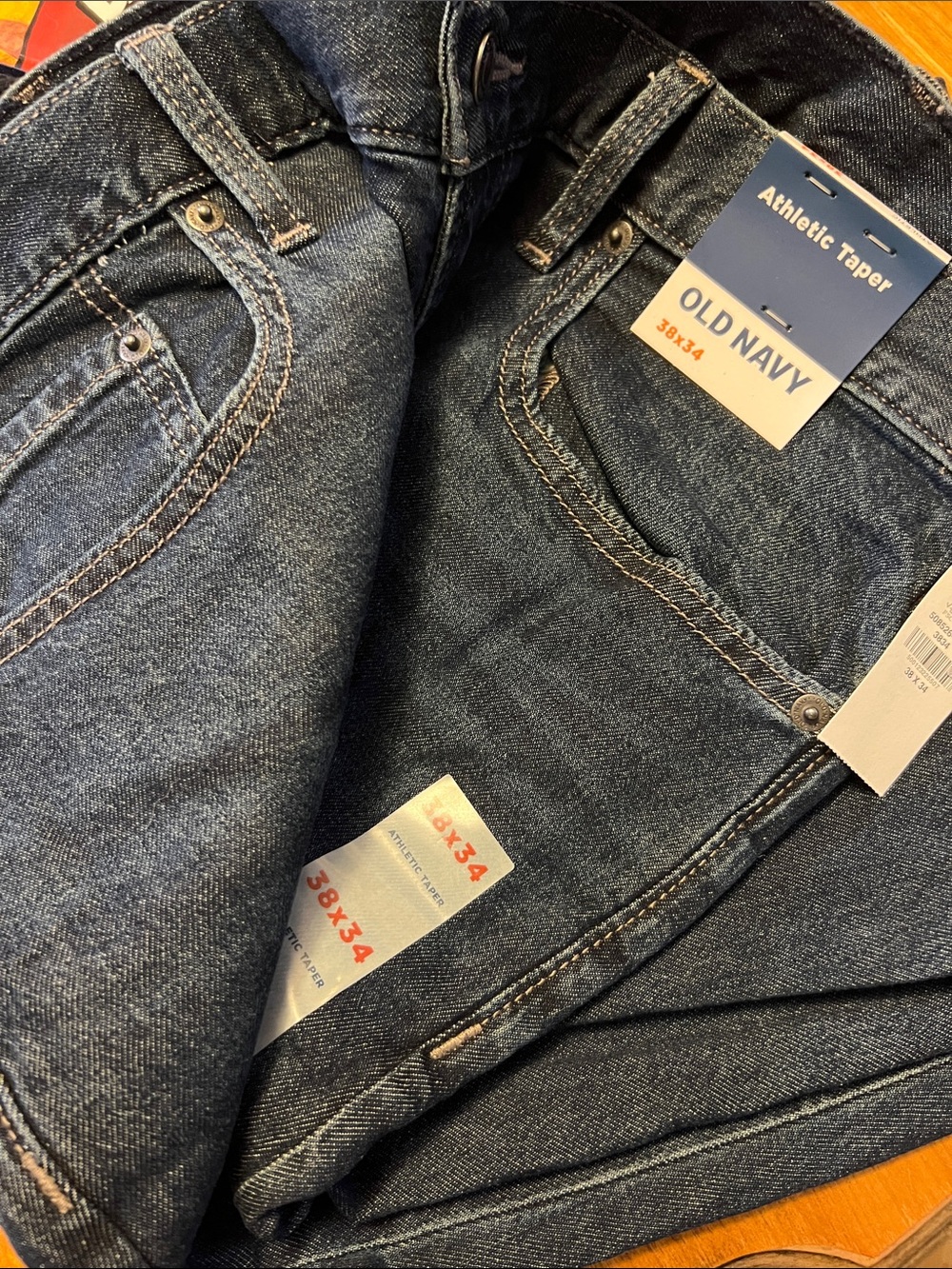Old Navy Men's Slim Athletic Taper Jeans - Dark Blue NWT